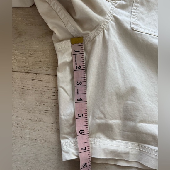 NWOT Alex Mill Short Jumpsuit Sz XS  Cotton Twill vanilla - Picture 8 of 9